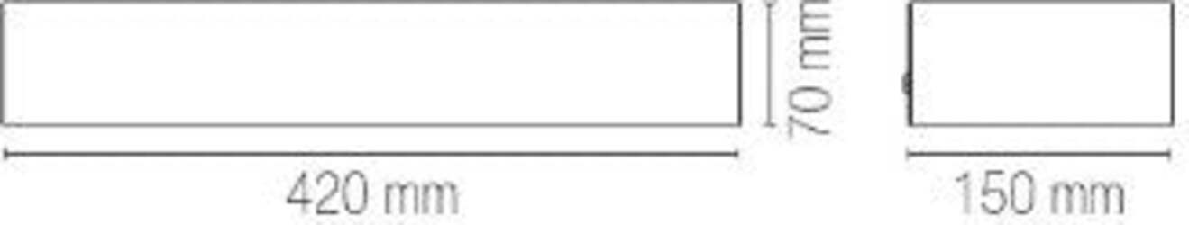 Applique-Cortina-Bianca-2Xe14-42X15X7Cm