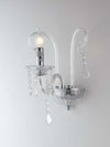 Applique Cristallo Cromo 1Xe14 22X30X25Cm Illuminazione/Illuminazione per interni/Illuminazioni per pareti/Applique Led Mall Home - Napoli, Commerciovirtuoso.it
