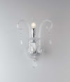 Applique Cristallo Cromo 1Xe14 22X30X25Cm Illuminazione/Illuminazione per interni/Illuminazioni per pareti/Applique Led Mall Home - Napoli, Commerciovirtuoso.it