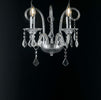 Applique Cristallo Cromo 2Xe14 32X30X22Cm Illuminazione/Illuminazione per interni/Illuminazioni per pareti/Applique Led Mall Home - Napoli, Commerciovirtuoso.it