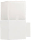 Applique Cubo Lampada Da Parete Muro Esterno Portalampada E27 Ip44 Bianco