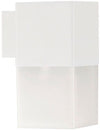 Applique Cubo Lampada Da Parete Muro Esterno Portalampada E27 Ip44 Bianco
