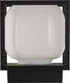 Applique-Da-Esterno-Atene-Alluminio-Bianco-Policarbonato-Nero-Led-9W-3000K