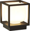 Applique-Da-Esterno-Atene-Alluminio-Bianco-Policarbonato-Nero-Led-9W-3000K