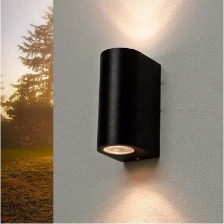 Applique Da Esterno Cilindro Up&down Lampada Da Parete Giardino 2xgu10 Ip65 Es14 Illuminazione/Illuminazione per interni/Illuminazioni per pareti/Applique Trade Shop italia - Napoli, Commerciovirtuoso.it