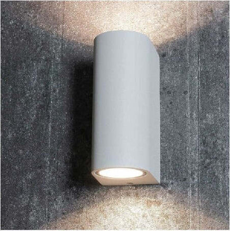 Applique Da Esterno Cilindro Up&down Lampada Da Parete Giardino 2xgu10 Ip65 Es14 Illuminazione/Illuminazione per interni/Illuminazioni per pareti/Applique Trade Shop italia - Napoli, Commerciovirtuoso.it