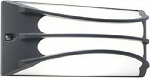 Applique-Da-Esterno-Contemp.-Bra-Alluminio-E-Termoplastica-Grigio-Led-10W-4000K