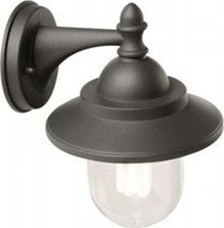 Applique-Da-Esterno-Contemp.-Rondo'-Alluminio-E-Termoplastica-Grigio-1-Luce-E27