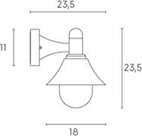 Applique-Da-Esterno-Contemp.-Soda-Alluminio-E-Materie-Plastiche-Nero-1-Luce-E27