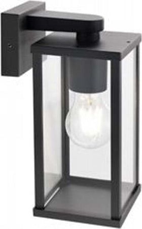 Applique-Da-Esterno-Contemporanea-Aurea-Alluminio-E-Vetro-Nero-1-Luce-E27