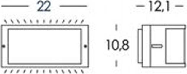 Applique-Da-Esterno-Contemporanea-Bia-Alluminio-Caffè-1-Luce-E27