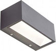 Applique-Da-Esterno-Contemporanea-Box-Alluminio-E-Vetro-Grigio-Led-12W-4000K