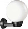 Applique-Da-Esterno-Contemporanea-Globo-Termoplastica-E-Nero-1-Luce-E27