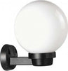 Applique-Da-Esterno-Contemporanea-Globo-Termoplastica-E-Nero-1-Luce-E27