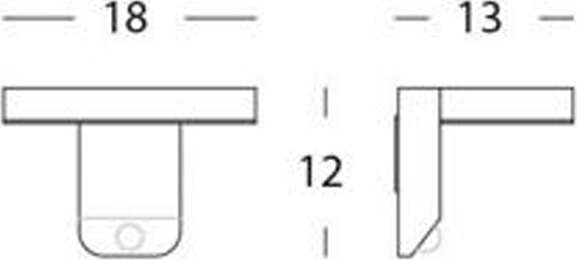 Applique-Da-Esterno-Contemporanea-Solare-Termoplastica-E-Grigio-Led-4,5W-4000K