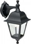 Applique-Da-Esterno-Devil-Termoplastica-E-Vetro-Nero-1-Luce-E27
