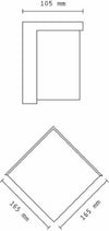Applique Da Esterno E Interno Lampada Moderna Per Parete Quadra Ip65 Faretto 12w Casa, arredamento e bricolage > Articoli da Giardino > Illuminazione da esterno > Illuminazione da interno > Applique da esterno > Applique per interno Trade Shop italia - Napoli, Commerciovirtuoso.it