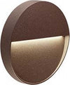 Applique-Da-Esterno-Geo-Round-Alluminio-E-Termoplastica-Caffè-Led-3W-4000K