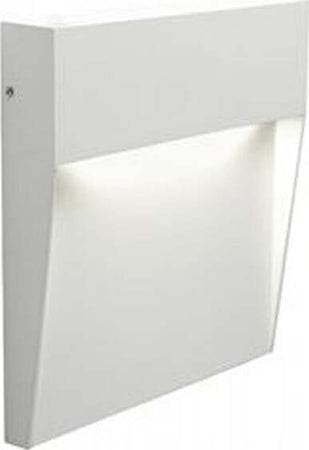 Applique-Da-Esterno-Geo-Square-Alluminio-E-Termoplastica-Bianco-Led-6W-4000K