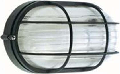 Applique-Da-Esterno-Industriale-Ovale-Alluminio-E-Vetro-Nero-1-Luce-E27