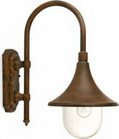 Applique-Da-Esterno-Lampara-Alluminio-E-Termoplastica-Ruggine-1-Luce-E27