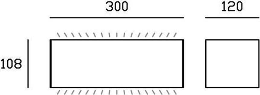 Applique-Da-Esterno-Maxi-Biemissione-Box-Alluminio-Grafite-40W-Led-3000K