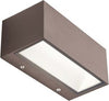 Applique-Da-Esterno-Media-Biemissione-Box-Alluminio-Caffè-12W-Led-4000K