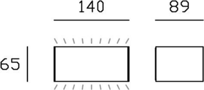 Applique-Da-Esterno-Media-Biemissione-Box-Alluminio-Grafite-12W-Led-3000K