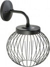 Applique-Da-Esterno-Moderna-Cage-Alluminio-E-Termoplastica-Nero-Led-20W-4000K