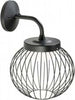 Applique-Da-Esterno-Moderna-Cage-Alluminio-E-Termoplastica-Nero-Led-20W-4000K