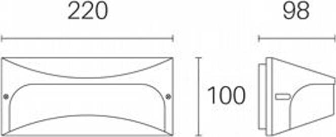 Applique-Da-Esterno-Moderna-Dome-Alluminio-E-Termoplastica-Caffè-Led-10W-4000K