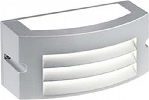 Applique-Da-Esterno-Moderna-Kobe-Alluminio-E-Grigio-Led-10W-4000K