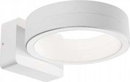 Applique-Da-Esterno-Moderna-Plaza-Alluminio-E-Vetro-Bianco-Led-16W-4000K