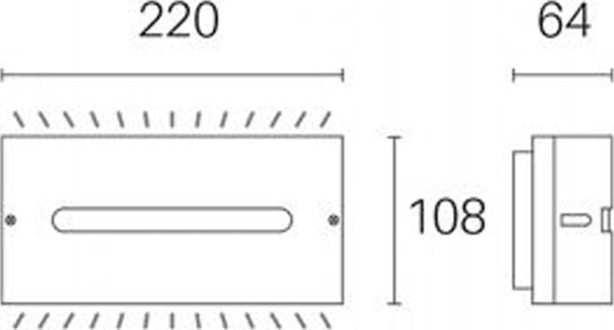 Applique-Da-Esterno-Moderna-Post-Alluminio-E-Termoplastica-Bianco-Led-10W-3000K