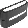 Applique-Da-Esterno-Moderna-Post-Alluminio-E-Termoplastica-Grigio-Led-10W-4000K