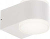 Applique-Da-Esterno-Moderna-Ring-Alluminio-E-Termoplastica-Bianco-Led-4+4W-4000K
