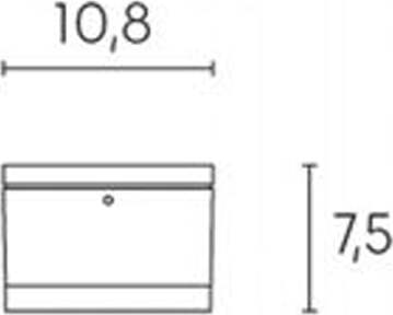 Applique-Da-Esterno-Moderna-Ring-Alluminio-E-Termoplastica-Bianco-Led-8W-4000K