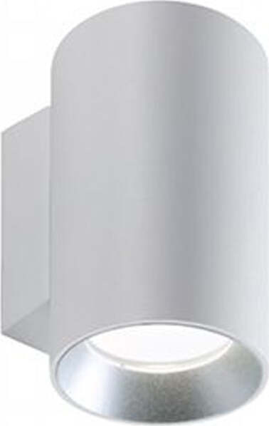 Applique-Da-Esterno-Moderna-Show-Alluminio-E-Vetro-Bianco-Led-20+20W-3000K