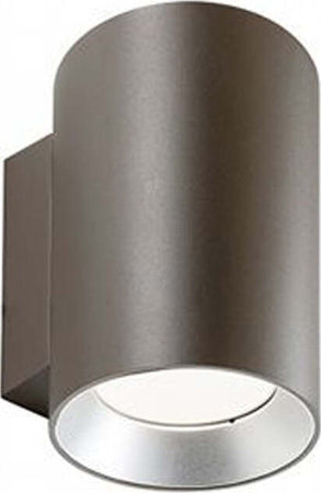 Applique-Da-Esterno-Moderna-Show-Alluminio-E-Vetro-Ruggine-Led-20+20W-3000K