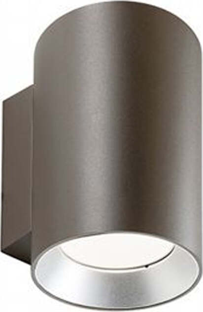 Applique-Da-Esterno-Moderna-Show-Alluminio-E-Vetro-Ruggine-Led-20+20W-3000K