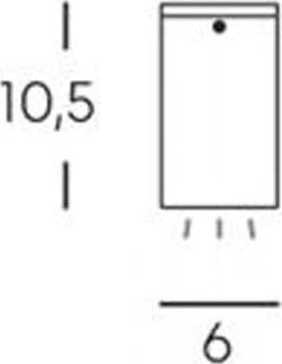 Applique-Da-Esterno-Moderna-Sino-Alluminio-E-Vetro-Grigio-Led-4W-4000K