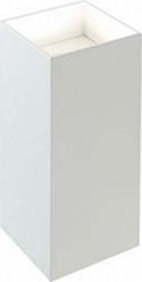 Applique-Da-Esterno-Moderna-Tower-Alluminio-E-Vetro-Bianco-Led-6,6W-3000K