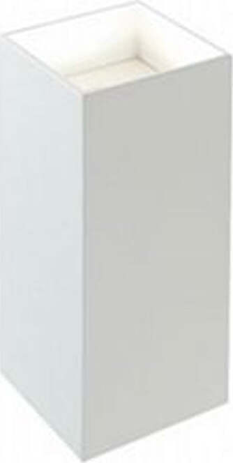 Applique-Da-Esterno-Moderna-Tower-Alluminio-E-Vetro-Bianco-Led-6,6W-4000K
