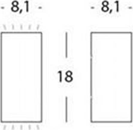 Applique-Da-Esterno-Moderna-Tower-Alluminio-E-Vetro-Nero-E-Oro-Led-6,6W-3000K