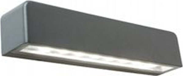 Applique-Da-Esterno-Moderna-Unit-Alluminio-E-Vetro-Grigio-Led-9W-4000K