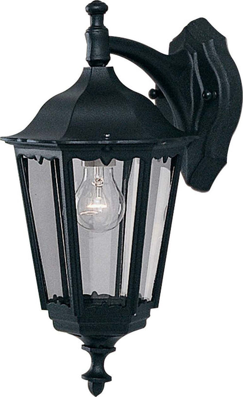 Applique-Da-Esterno-Rustico-Country-Alex-Alluminio-Nero-1-Luce-E27