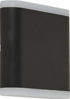 Applique-Da-Esterno-Stratford-Alluminio-Bianco-Policarbonato-Nero-Led-4W-4000K