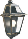 Applique-Da-Esterno-Vintage-Nuova-Orleans-Alluminio-Nero-Vetro-1-Luce-E27