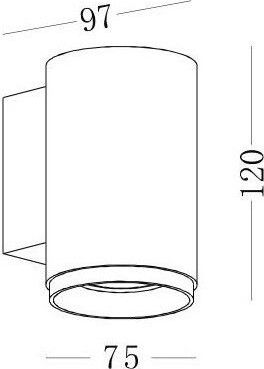 Applique da interni in alluminio nero ip20 attacco gu10 Illuminazione/Illuminazione per interni/Illuminazioni per pareti/Applique Led Mall Home - Napoli, Commerciovirtuoso.it