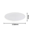 Applique Da Muro Parete Led Rotondo 18w Ip44 Tre Temperature Di Luce Es-pn300-3c